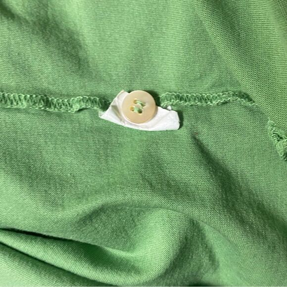 Tricots St Raphael Green Short Sleeve Polo Size Medium - Picture 9 of 12